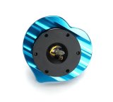 NRG Heart Quick Release Kit Gen 143 - Black Body / Blue Heart Ring thumbnail 1