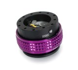 NRG Quick Release Kit - Pyramid Edition - Black Body / Purple Pyramid Ring thumbnail 3