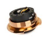 NRG Quick Release Kit Gen 2.8 - Black Body / Chrome Rose Gold Chrome Ring thumbnail 1