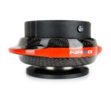 NRG Quick Release Gen 2.2 - Black Body / Carbon Fiber Red Ring thumbnail 2