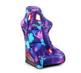 NRG FRP Bucket Seat PRISMA Edition w/ Purple Pearlized Back - Large thumbnail 5