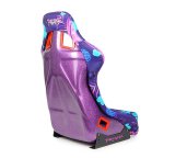 NRG FRP Bucket Seat PRISMA Edition PINA Version Purple Pearlized Back Violet Tropical Print - Medium thumbnail 7