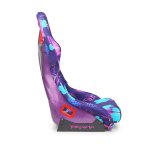 NRG FRP Bucket Seat PRISMA Edition PINA Version Purple Pearlized Back Violet Tropical Print - Medium thumbnail 8