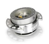 NRG Quick Release Kit - Silver Body/ Shinny Chrome Heart Cutout Ring thumbnail 2