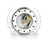 NRG Quick Release Kit - Silver Body/ Shinny Chrome Heart Cutout Ring thumbnail 5