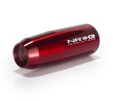 NRG Universal Short Shifter Knob - 3.5in. Length / Heavy Weight .85Lbs. - Red thumbnail 1