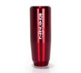 NRG Universal Short Shifter Knob - 3.5in. Length / Heavy Weight .85Lbs. - Red thumbnail 2