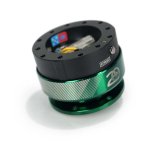 NRG Quick Release Gen 2.0 - 20 Year Anniversary Black Body / Emerald Ring thumbnail 1