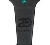 NRG Steering Wheel 1.5in Dish 350mm Black Perforated Leather - Emerald Stitching - Reinforced Spoke thumbnail 6