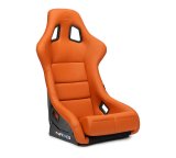 NRG FRP Bucket Seat w/Brown Vinyl Material - Large thumbnail 1