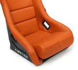 NRG FRP Bucket Seat w/Brown Vinyl Material - Large thumbnail 5