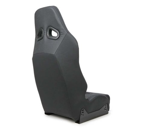 NRG Defender Water Resistant Steel Frame Susp. Seat - Silver w/Black Trim/Defender Logo/Side Bracket thumbnail 3