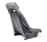 NRG GT Retro Bucket Seat -Gunmetal PVC Leather Gunmetal Stitching Multicolor Fiberglass Back Glitter thumbnail 3