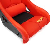 NRG PRISMA FIA Competition Seat w/ Competition Fabric FIA Homologated - Red thumbnail 3