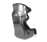 NRG FIA Competition Seat w/ Head Containment & Comp Fabric Velcro Paddings Small Thin Cushion - Blue thumbnail 4