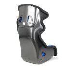 NRG FIA Competition Seat w/ Head Containment & Comp Fabric Velcro Paddings Snug Thick Cushion - Blue thumbnail 4