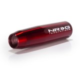 NRG Universal Shift Knob - Heavy Weight - Red Long Shifter thumbnail 1