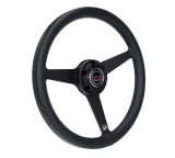 NRG Aluminum Steering Wheel 330mm - Heritage Solid Spoke - Ergonomic Grip - Anadized Black thumbnail 2