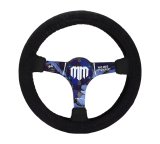 NRG Steering Wheel Cover - Black Stretch Micro Fiber w/ NRG Tag thumbnail 2