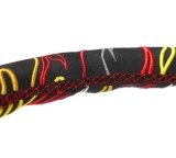 NRG Reinforced Steering Wheel R Litteral Sig 3in Deep/5mm Chrome Spoke - Blk Alcantara w/ Red Stitch thumbnail 5