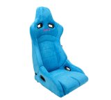 NRG Prisma Lab Reclinable Bucket Racing Seat - Pair (Blue) thumbnail 1