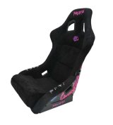 NRG FRP Bucket Seat (Large) Black Alcantara w/ Dragon Livery thumbnail 1