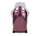 NRG FRP Bucket Seat (Large) Prisma-Chromatic Lilac Vegan Suede w/ Chameleon back thumbnail 1