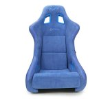 NRG FRP Bucket Seat (Large) Prisma-Chromatic Royal Blue Vegan Suede w/ Chameleon Back thumbnail 1