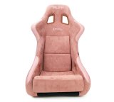NRG FRP Bucket Seat (Medium) Prisma-Chromatic Mauve Vegan Suede w/ Chameleon Back thumbnail 2