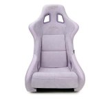 NRG FRP Bucket Seat (Medium) Prisma-Chromatic Lilac Vegan Suede w/ Chameleon Back thumbnail 2