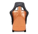 NRG FRP Bucket Seat (Large) Prisma Edition w/ Orange Pearlized Back - Spooky Edition (Spiders/Bats) thumbnail 1