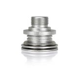 NRG Shift Boot Retainer- Works with SK-350,450,480, 800 & Heat Sink Shift knobs (m18x1.5)- Silver thumbnail 1