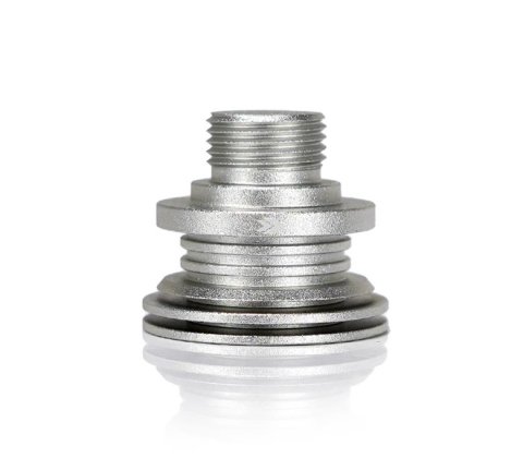 NRG Shift Boot Retainer- Works with SK-350,450,480, 800 & Heat Sink Shift knobs (m18x1.5)- Silver