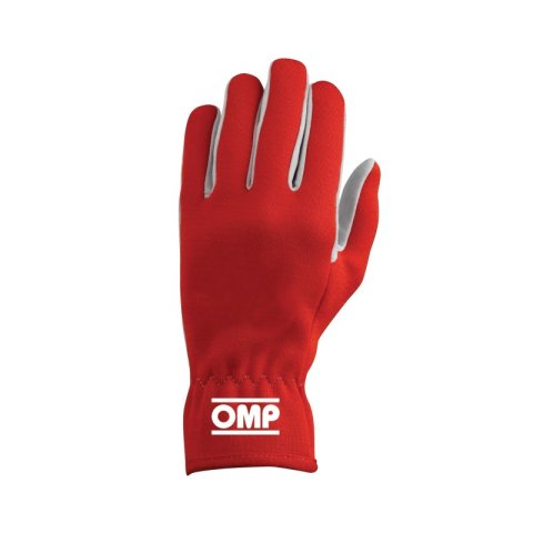 OMP Red Rally Gloves - Size L thumbnail 1