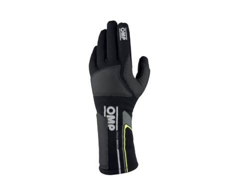 OMP Pro Mech Evo Gloves Black - Size L (Fia 8856-2018) thumbnail 1