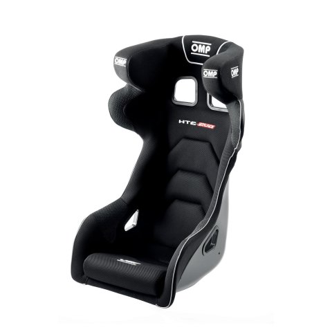 OMP HTE Series Evo Fiberglass Seat - Black thumbnail 1