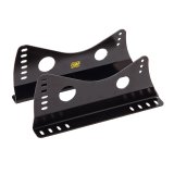 OMP Couple Of Seat Brackets With Lateral Attachments Steel Thick 3 mm Black thumbnail 1