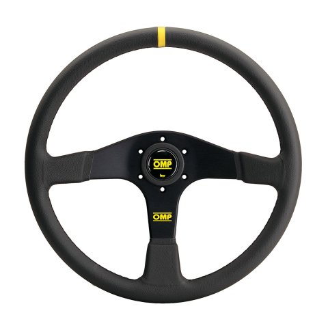 OMP Velocita 380 Flat 380mm - Small Suede (Black) thumbnail 1