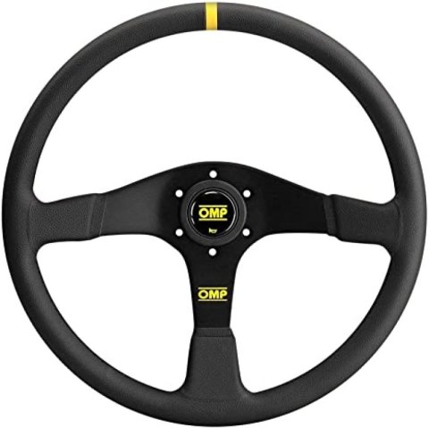 OMP Velocita 380 Flat 380mm - Small Suede (Black) thumbnail 2