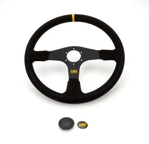 OMP Velocita 380 Flat 380mm - Small Suede (Black) thumbnail 3