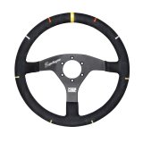 OMP Recce Series Steering Wheel 350 mm - Black/White thumbnail 1