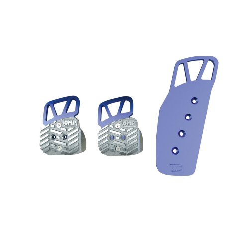 OMP Anodized Aluminum Pedals - Blue (Set of 3) thumbnail 1