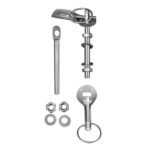 OMP Silver Bonnet Pin