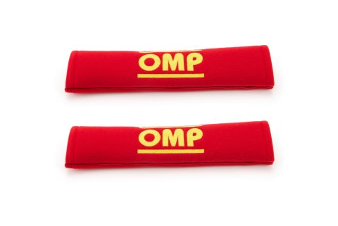 OMP Belt Pads (Pair) - Red Safety Harness Pads 2 in. thumbnail 2