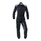 OMP Tecnica Hybrid Overall Fia 8856-2018 - Black/Silver Sz 52 thumbnail 1