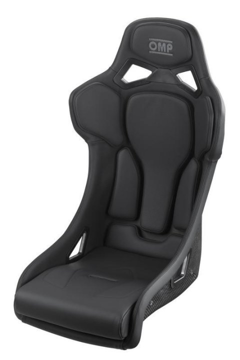 OMP RT Carbon Seat - Leather & Alcantara Black (FIA 8855-1999) thumbnail 2