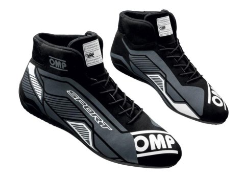 OMP Sport Shoes FIA 8856-2018 Size 45 Black / White thumbnail 2