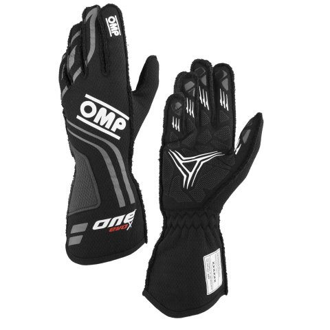 OMP One Evo-X My24 Gloves Black Sz M Fia 8856-2018 thumbnail 1