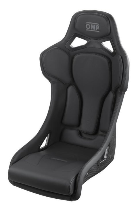 OMP RT Carbon Seat - Leather Black (FIA 8855-1999)