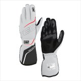 OMP Tecnica Gloves White/Anthracite - Size M (Fia 8856-2018) thumbnail 2